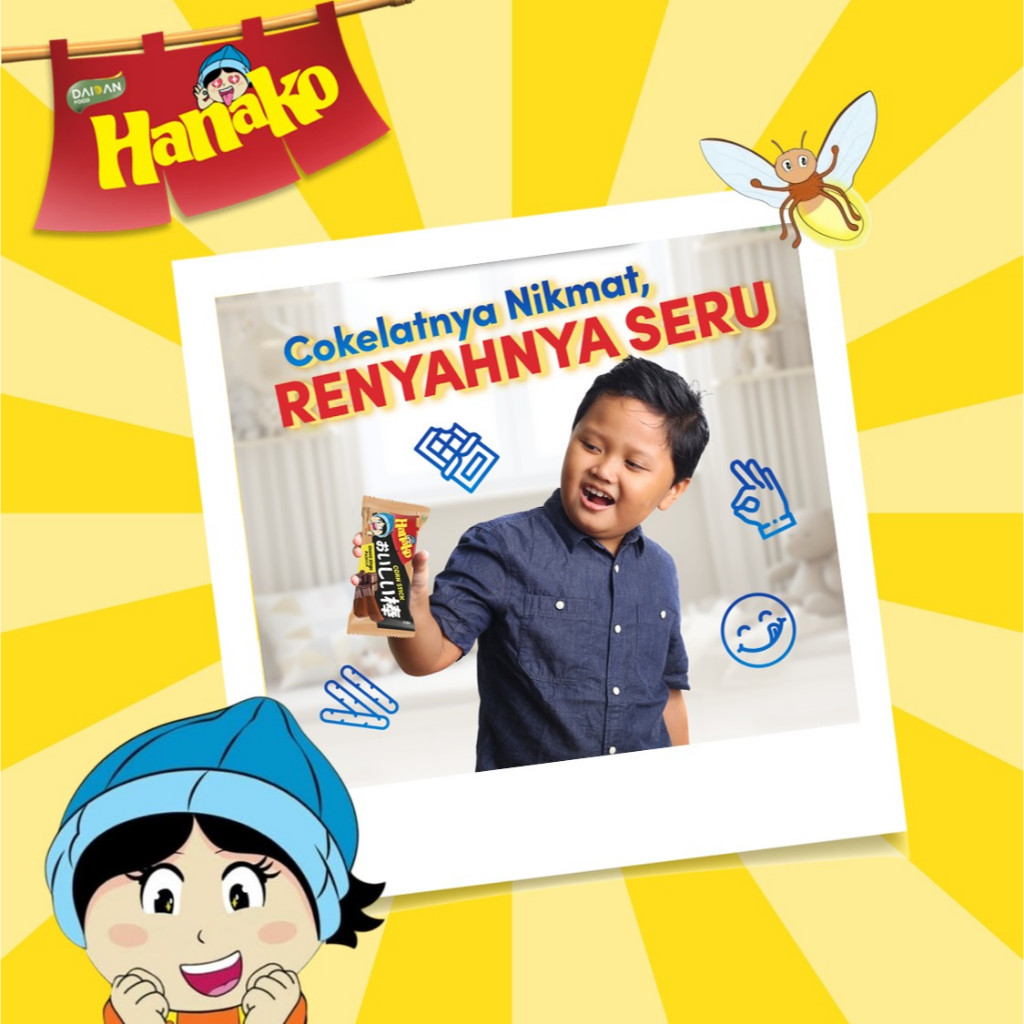 Jual Hanako Snack Corn Stick Choco Zings 10 x 12 gr | Shopee Indonesia