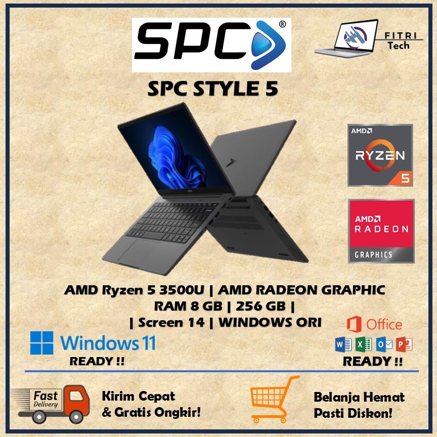 Jual SPC STYLE 5 RYZEN 5 3500 8GB 256GB WINDOWS 11 | Shopee Indonesia