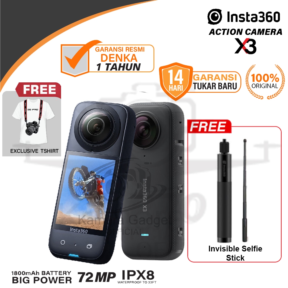 Insta360 ONE X3 Action Camera Insta 360 ONE X Original