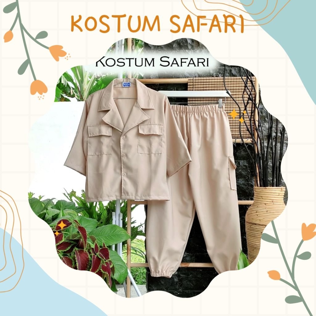 Jual Baju Safari/Kostum Zoo/Kostum Rimba/Kostum Zoo Keeper/Kostum ...