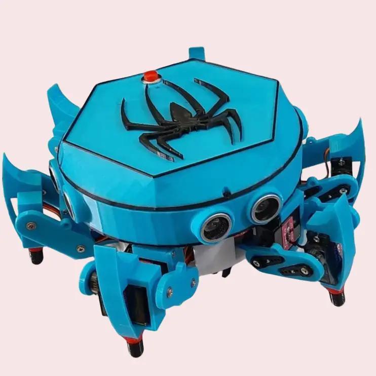 Jual Hexapod Spider Robot Frame Servo MG90s, SG 90 3 x 6 Dof Arduino ...