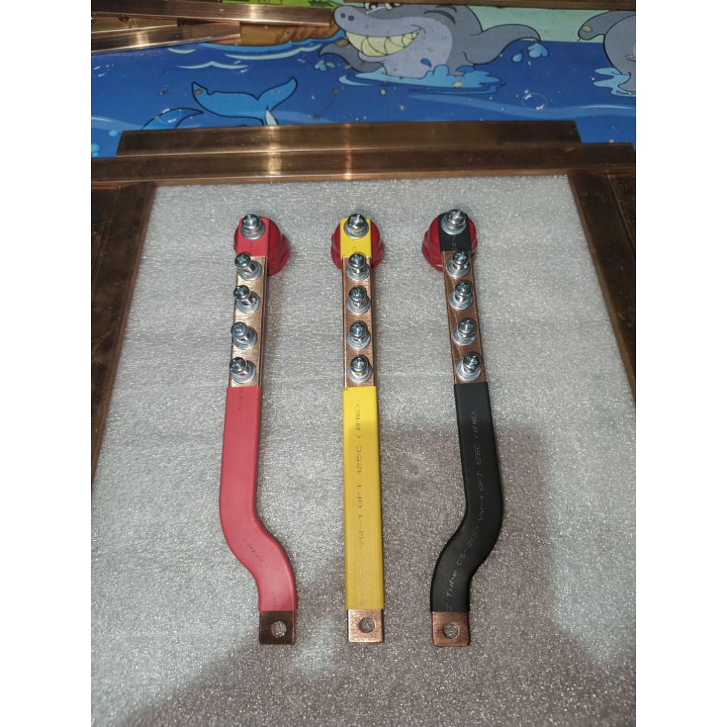 Jual BUSBAR 3×15 RST PANJANG 20 CM UNTUK MCCB 30A/100A | Shopee Indonesia