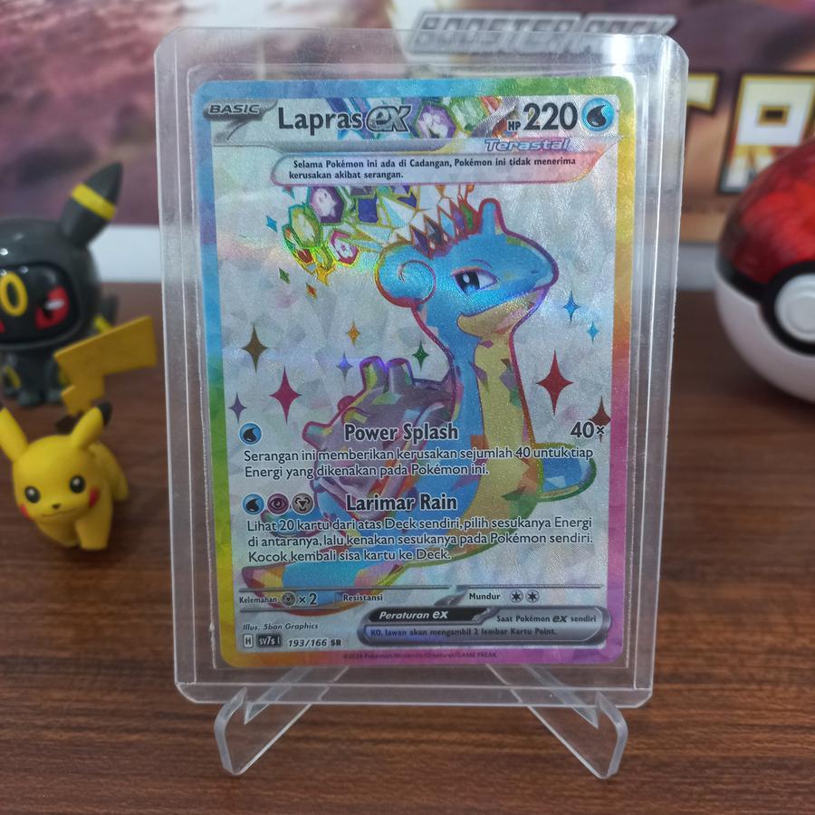 Jual Lapras EX SR SV7s 193/166 - Kartu Pokemon TCG Indonesia Bimbingan ...