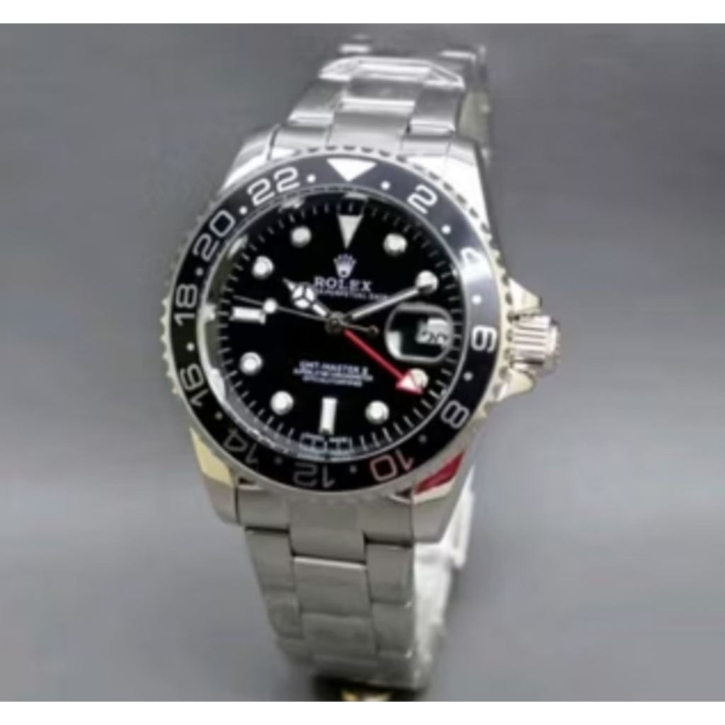 Jual jam tangan rolex gmt/submariner automatic rolex mesin otomatis ...