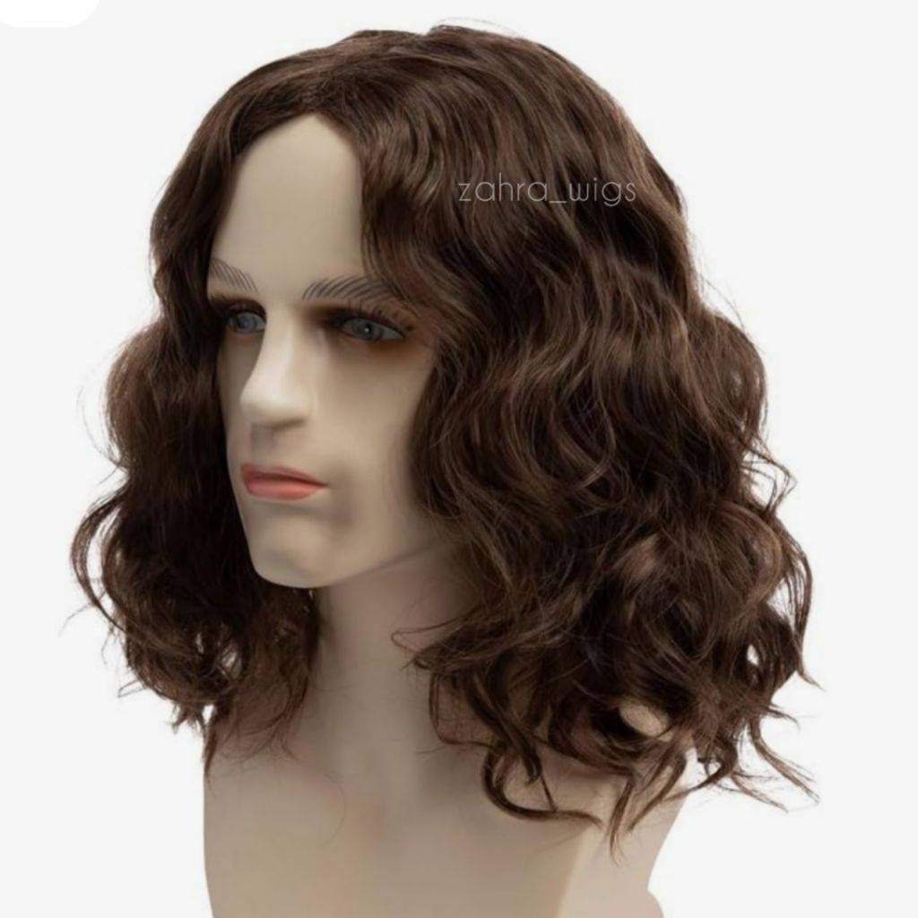 Jual WIG PRIA RAMBUT PANJANG GONDRONG SEBAHU MODEL BANDEL PENDEK OMBAK ...