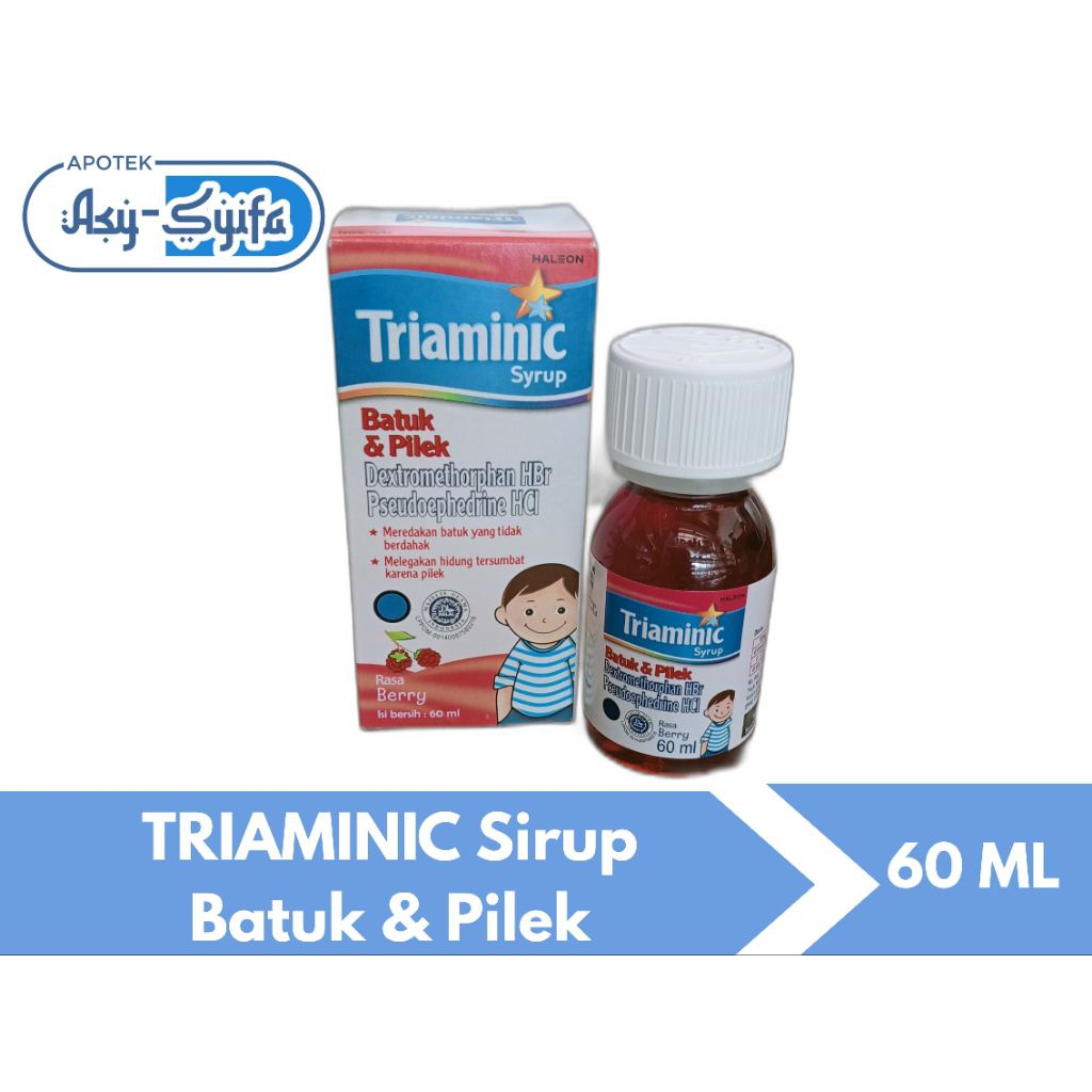 Jual TRIAMINIC Sirup Batuk Dan Pilek 60ML | Shopee Indonesia