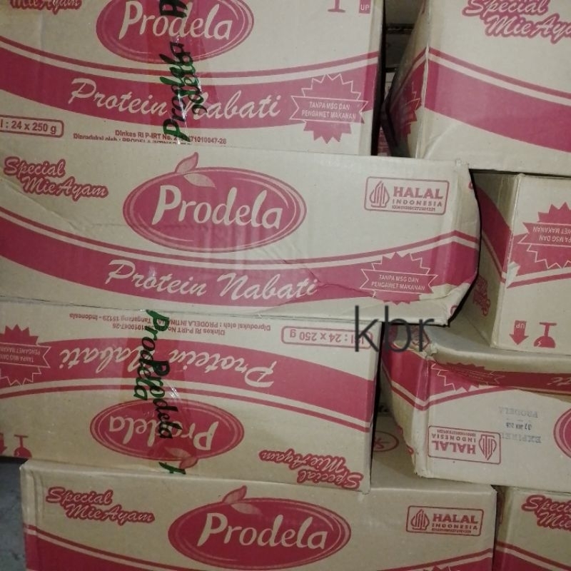 Jual ( 1 dus ) PRODELA Protein Daging Nabati 250g ( 1 DUS isi 24 bks ...