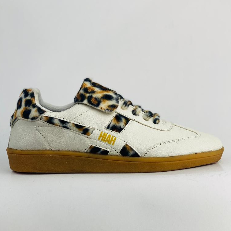 Jual HIAH Tudione X1 Leopard White Gum | Sepatu Suporter Foot Ball ...