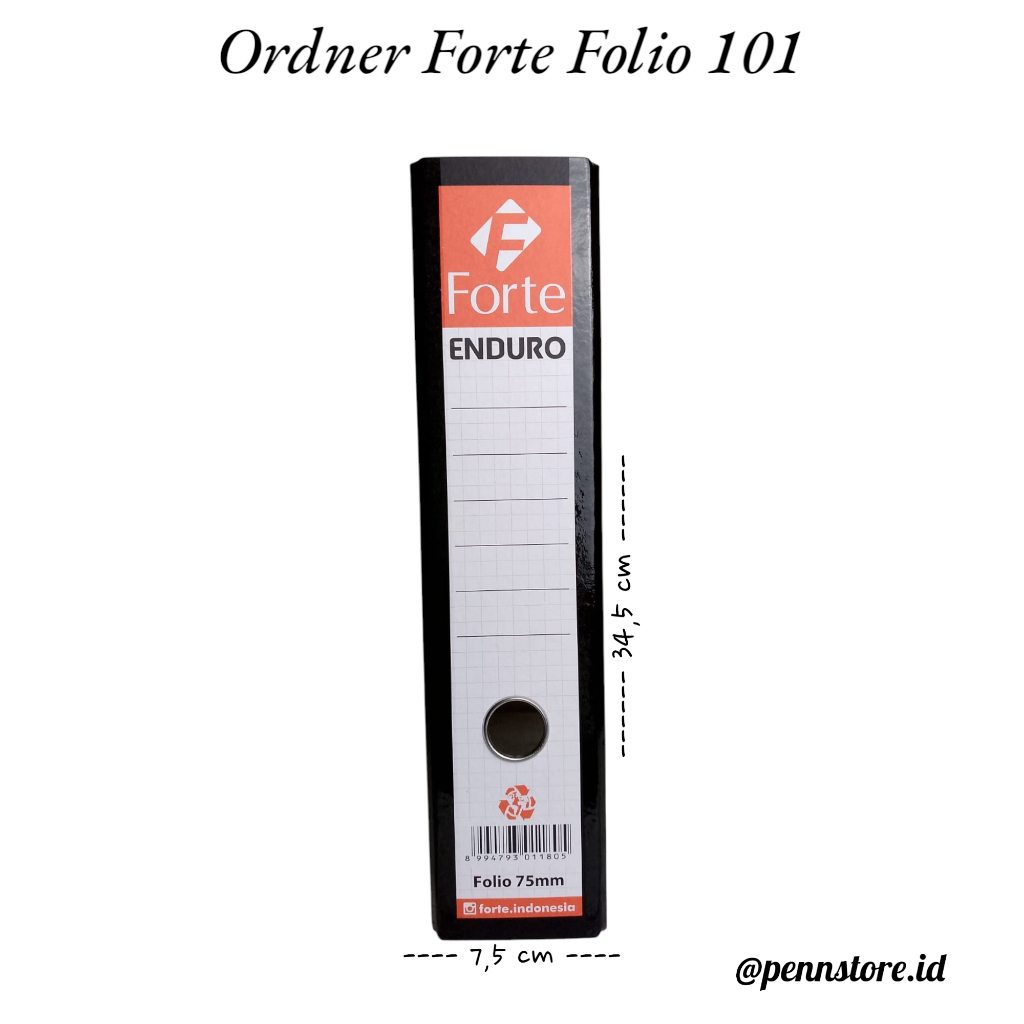 Jual (pcs) Ordner Forte Folio 101 / Kwitansi 102 - Berkualitas untuk ...