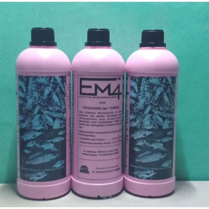 Jual EM4 Ikan perikanan dan tambak 1 Liter 100% Original | Shopee Indonesia