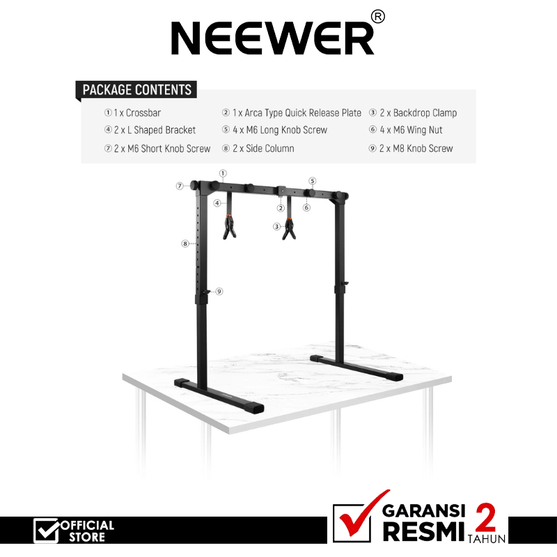 Jual NEEWER ST200 Overhead Table Top Mount Stand | Shopee Indonesia
