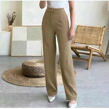 Celana Cozie Premium Bahan Kenit Japan Line Celana Panjang Kulot Cozie