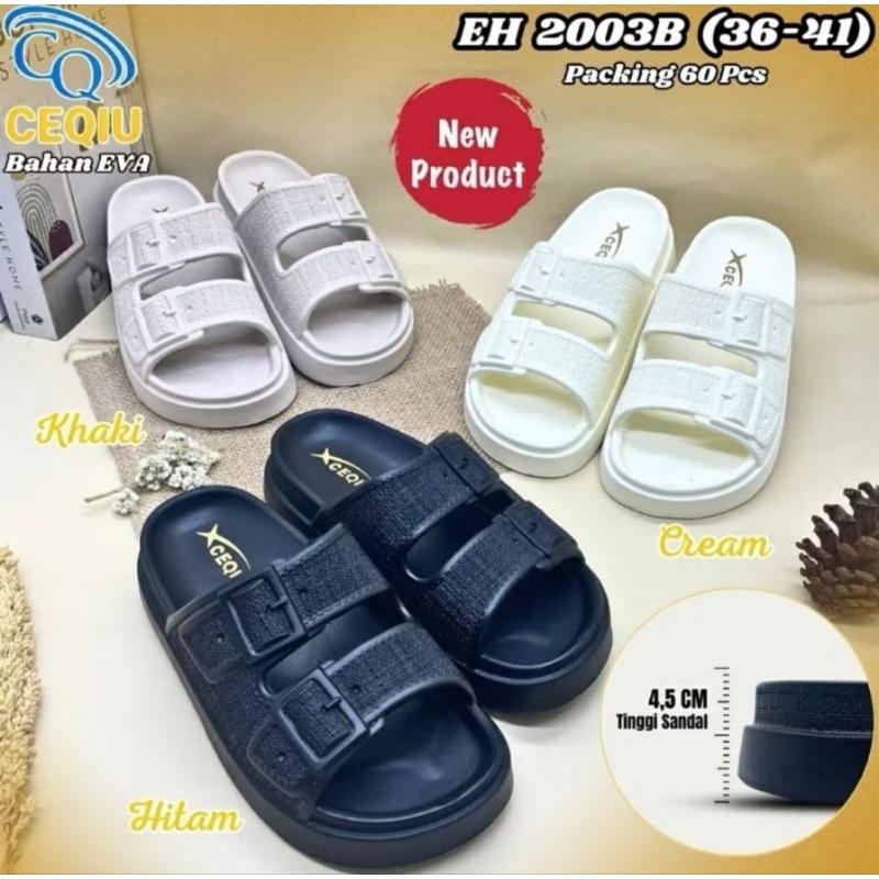 Jual Sandal Selop Wanita CQ 2003/Sandal Selop Wanita Kekinian/Sandal ...