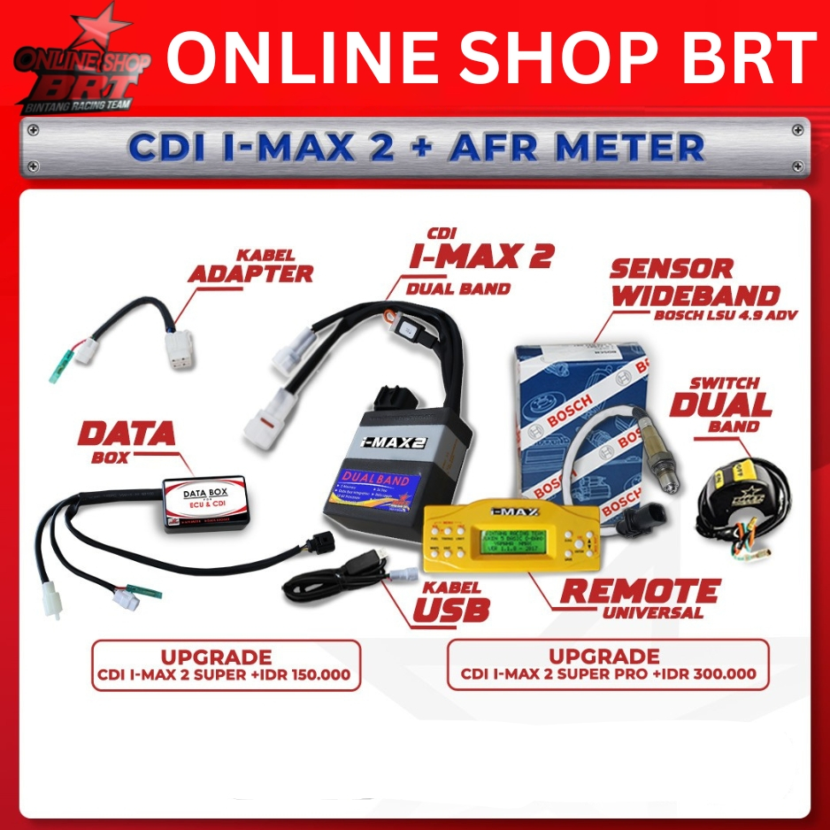 Jual PAKET CDI I MAX IMAX 2 DUALBAND SUPER PRO 26 52 STEP & DATA BOX ...