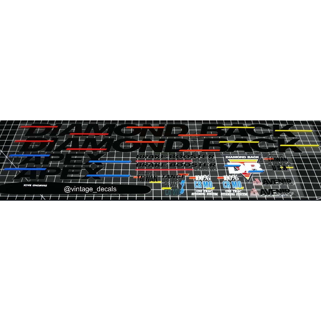 Jual sticker decals diamondback db Apex | Shopee Indonesia