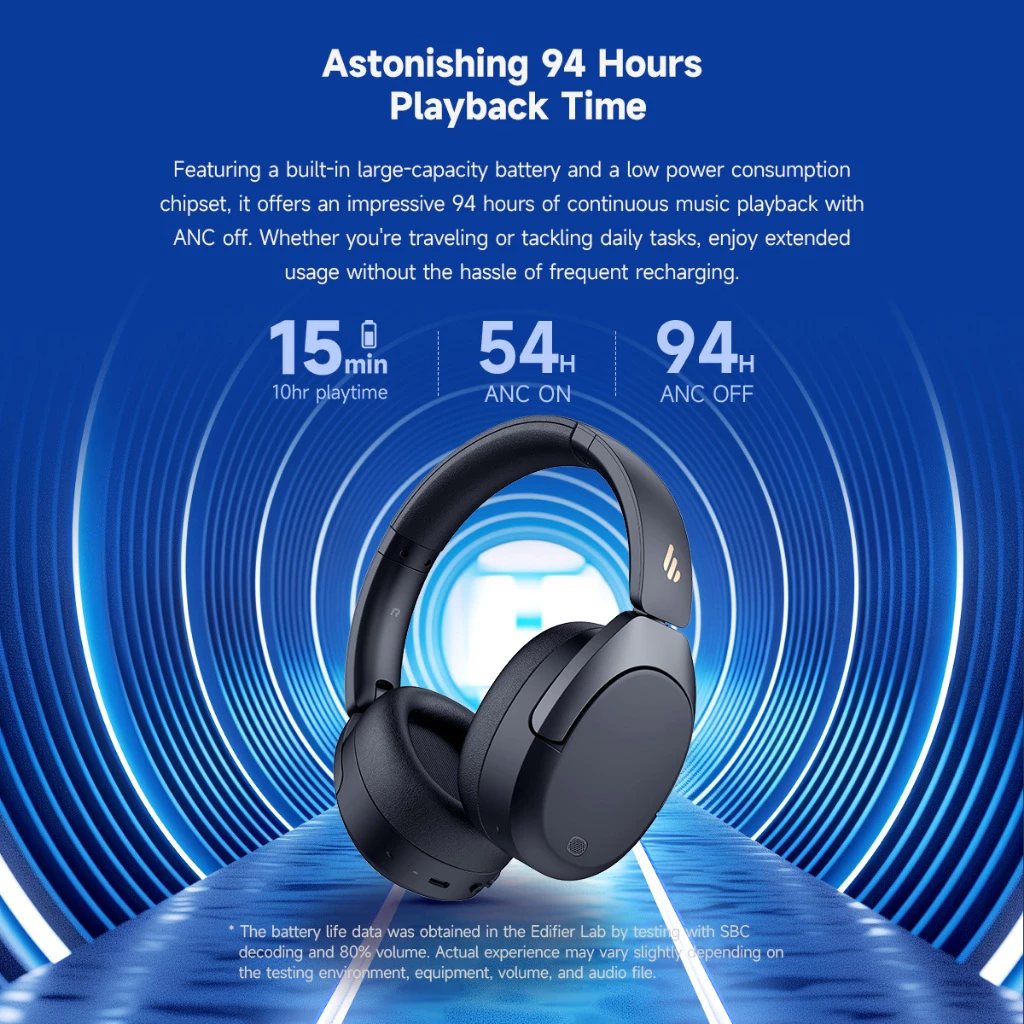 EDIFIER W830NB Hi-Res Audio ANC Headphone