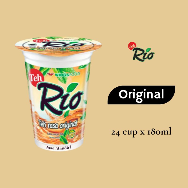 TEH RIO ORI CUP 24X180 ML