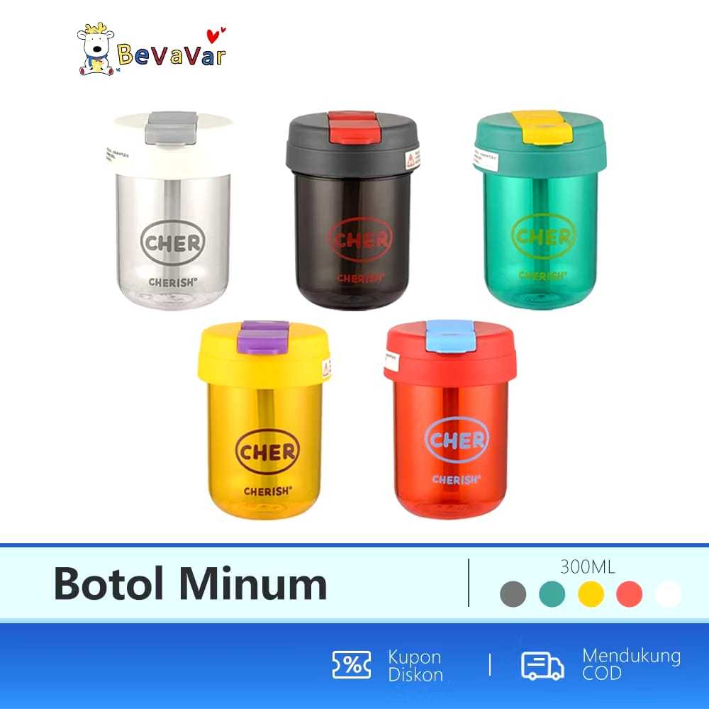Jual CUP CUTE MINI DRINK 330ML SMALL STUDENT PORTABLE / BOTOL KLX 107 ...