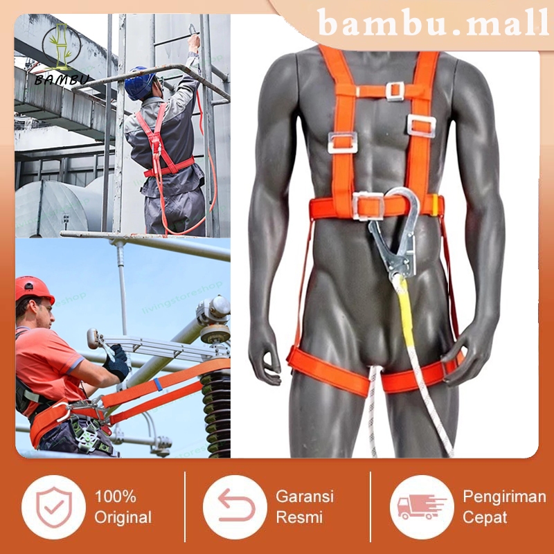 Jual 【COD】3M/5M Safety Full Body Harness/Safety Belt Kerja/Safety Belt ...