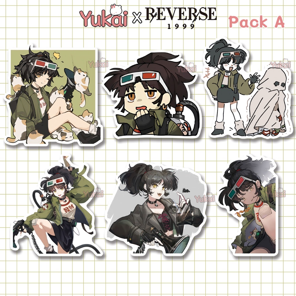 Jual Stiker An-an Lee Reverse 1999 Premium - Sticker Pack Anime ...