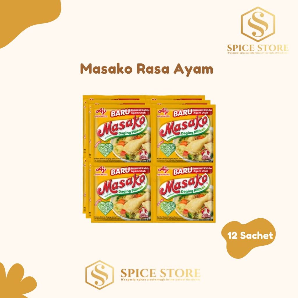Jual Spice Store - Masako Rasa Ayam (12 Sachet) | Shopee Indonesia