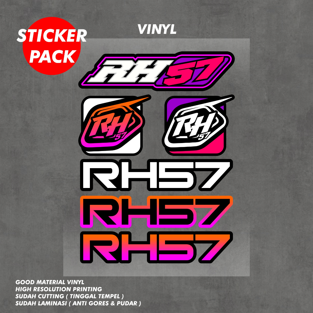 Jual Sticker Pack Racing Hell RH57 | Shopee Indonesia