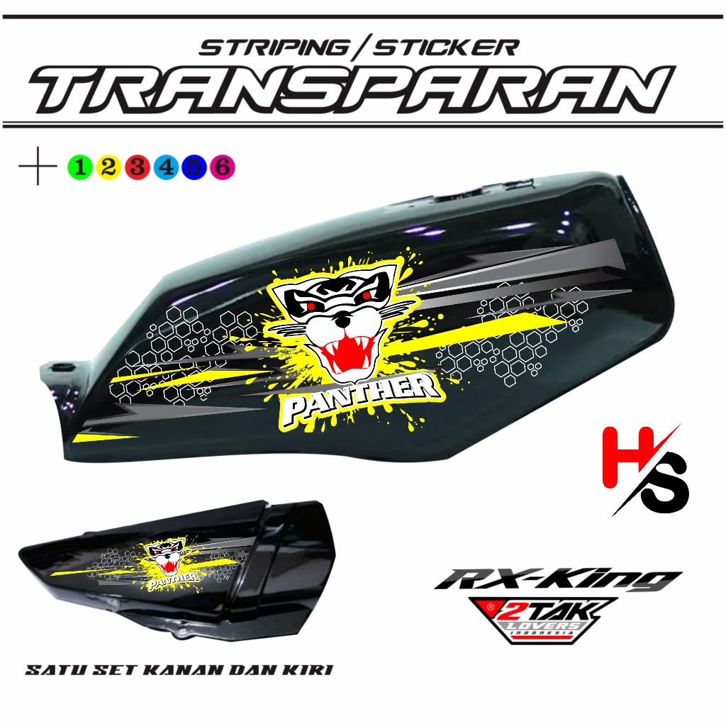 Jual STICKER STRIPING TRANSPARAN BODY MOTOR YAMAHA RX KING MOTIF ...