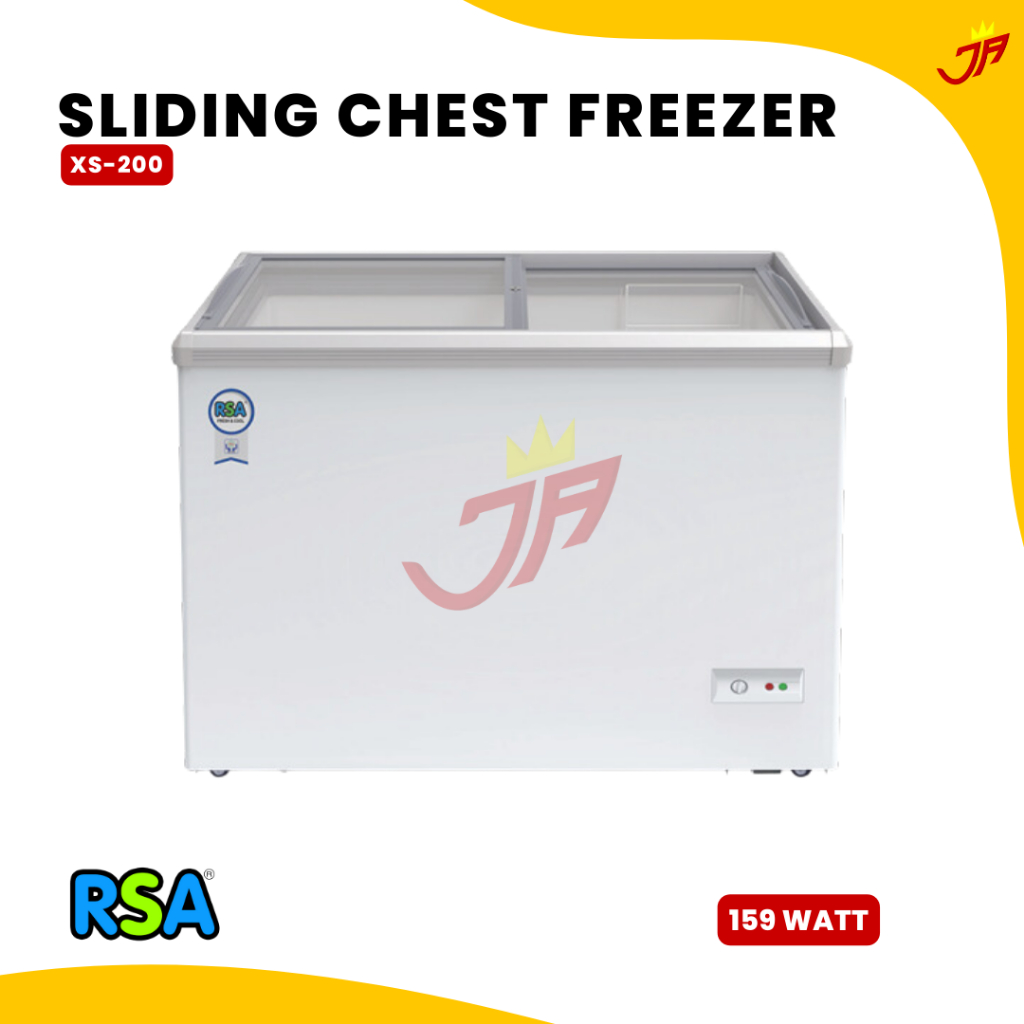 Jual RSA Sliding Chest Freezer 171 Liter XS-200 | Shopee Indonesia