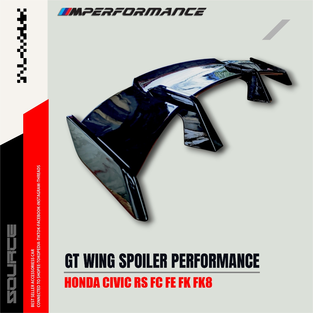 Jual AKSESORIS HONDA CIVIC RS - GT WING REAR SPOILER M PERFORMANCE BMW ...