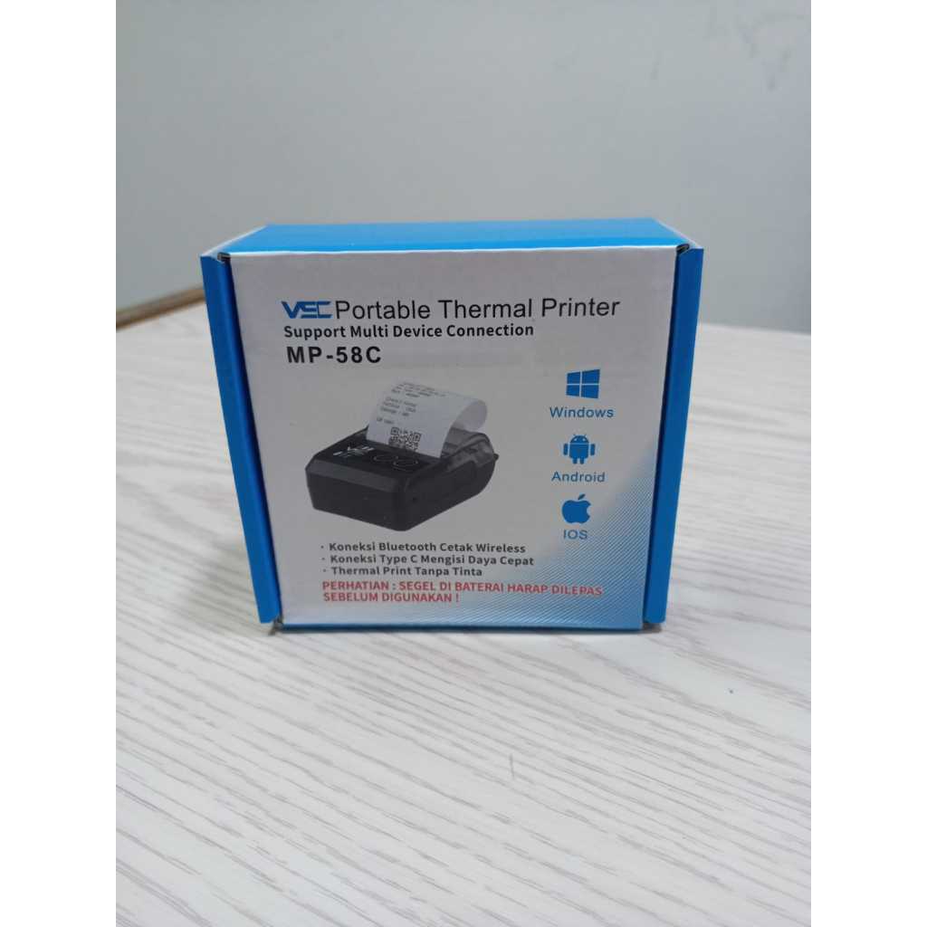 Jual VSC 58C MOBILE THERMAL PRINTER SUPPORT MOKA POS BLUETOOTH PRINTER ...