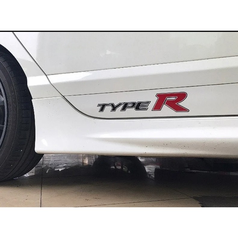 Jual Sticker Decals Honda Civic Type R 2x Rare | Shopee Indonesia