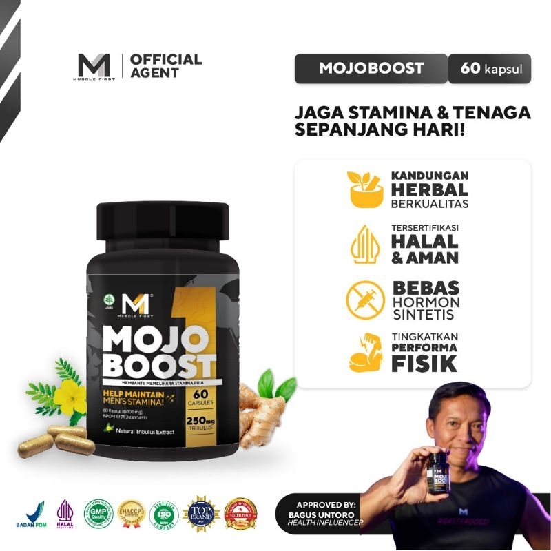 Jual MUSCLE FIRST M1 MOJO BOOST TESTO BOOSTER ALAMI HERBAL 300 MG ...