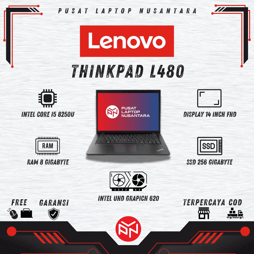 Jual Lenovo Thinkpad L480 | Shopee Indonesia