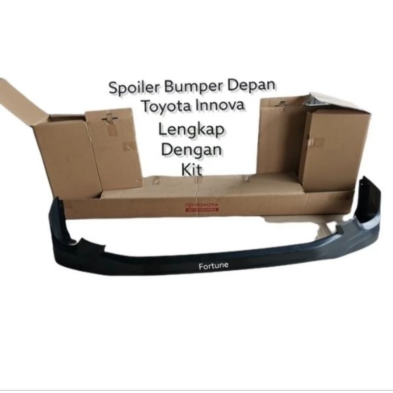 Jual Bodykit Body Kit Spoiler Depan Innova Type V 2012-2013 Original ...
