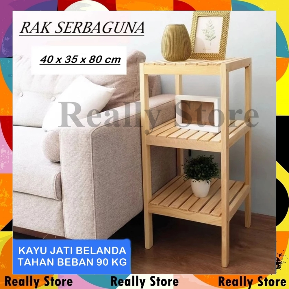 Jual Rak Serbaguna Dispenser Galon Kayu dan magic com 3 Susun Rice ...