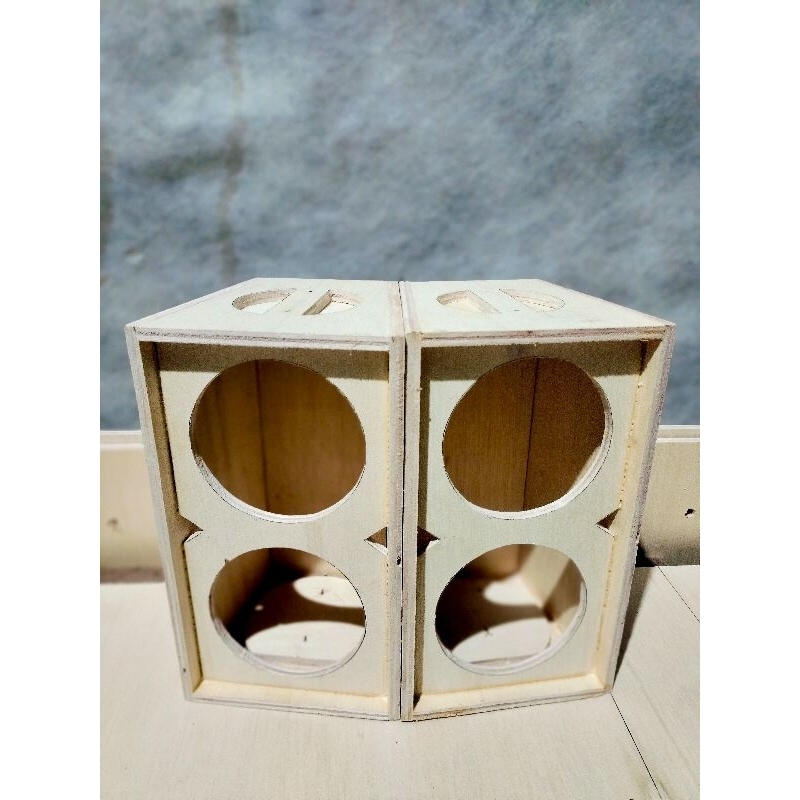 Jual box speaker miniatur line array 4 inch double | Shopee Indonesia