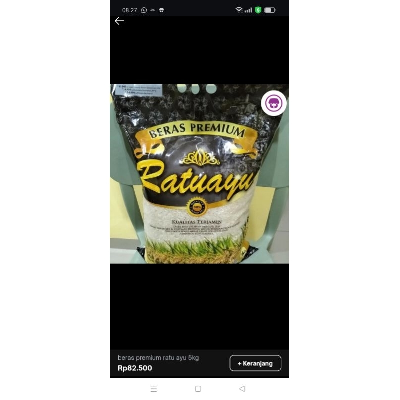 Jual beras ratu ayu 5 kg | Shopee Indonesia