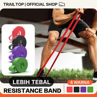 TrailTop Resistance Bands Alat Fitness Olahraga Gym Alat Yoga Fitness 4 Warna