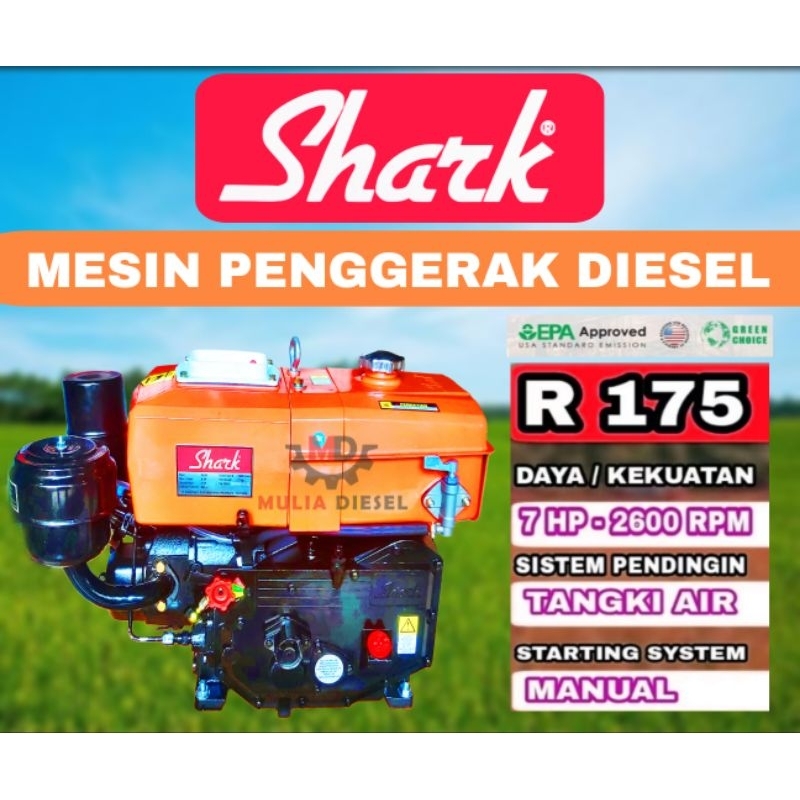 Jual Mesin Penggerak Serbaguna Diesel Solar Engine R175 R 175 NANFENG ...