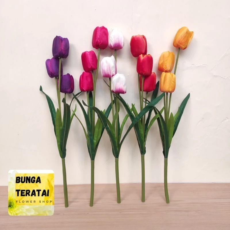 BUNGA TULIP ARTIFICIAL