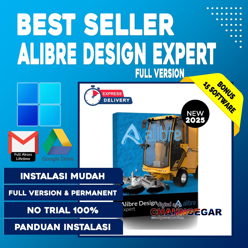 Jual Alibre Design Expert 2025 v28 Full Key Software 3D CAD import ...