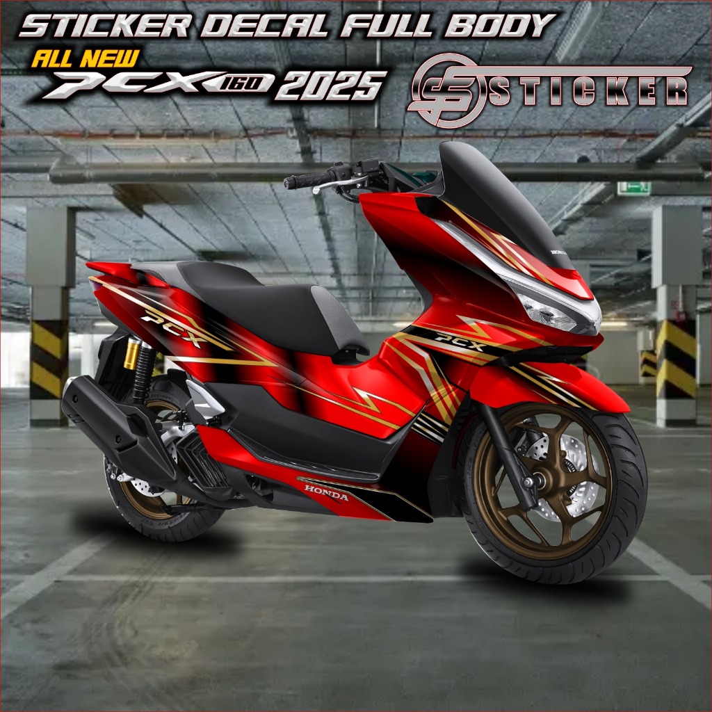 Jual decal pcx160 fullbody stiker variasi pcx roadsync 2025 motif keren ...