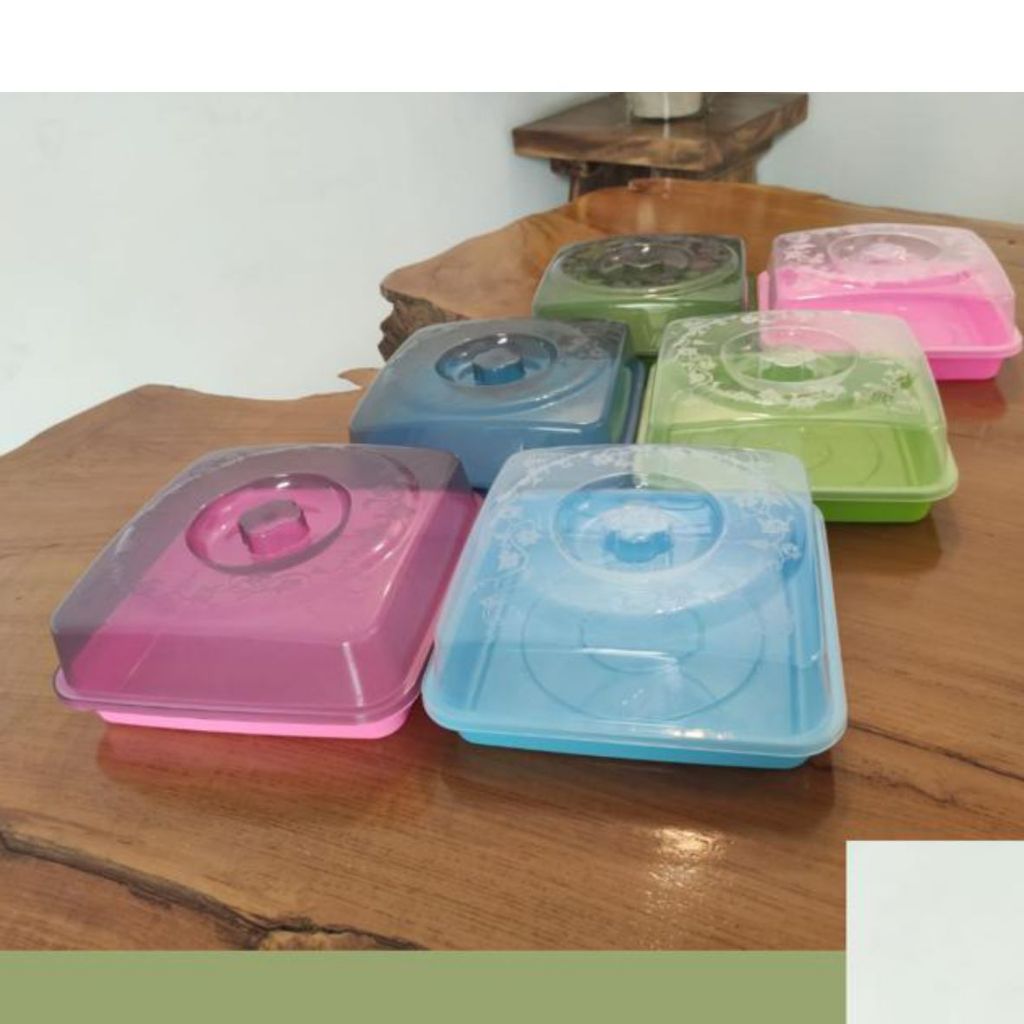 Jual TEMPAT KUE BOLU ROTI MAKANAN CALISTA OENTOENG KOTAK / Tempat roti ...