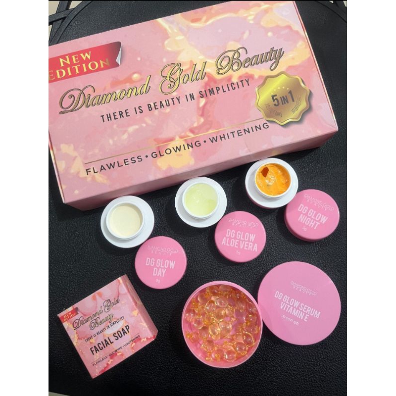Jual [COD] Diamond Gold Beauty 5in1 Original | Shopee Indonesia