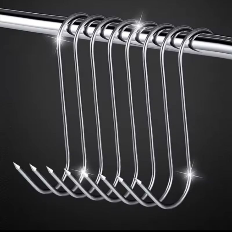 Jual Gantungan Daging Meat Hook S Kait Daging Stainless Steel | Shopee ...