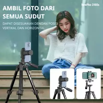 Neepho 3160s Tripod Multifungsi Photography Kamera Cellphone DSLR