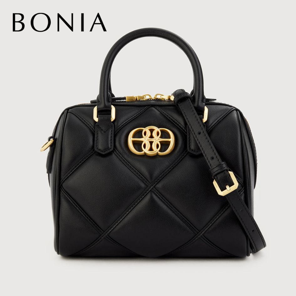 Jual Bonia - Lean Satchel Bag Black | Shopee Indonesia