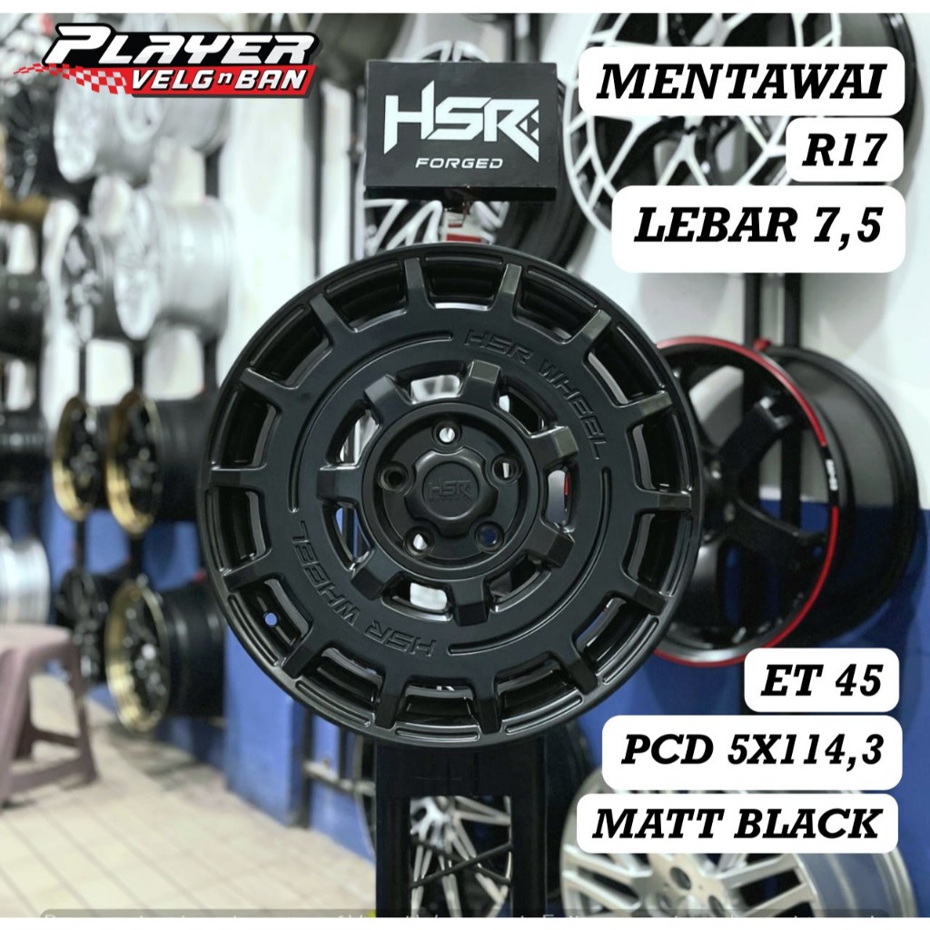 Jual VELG RACING RING17 RATA BODY UNTUK MOBIL XL7 XTRAIL OUTLANDER HSR ...