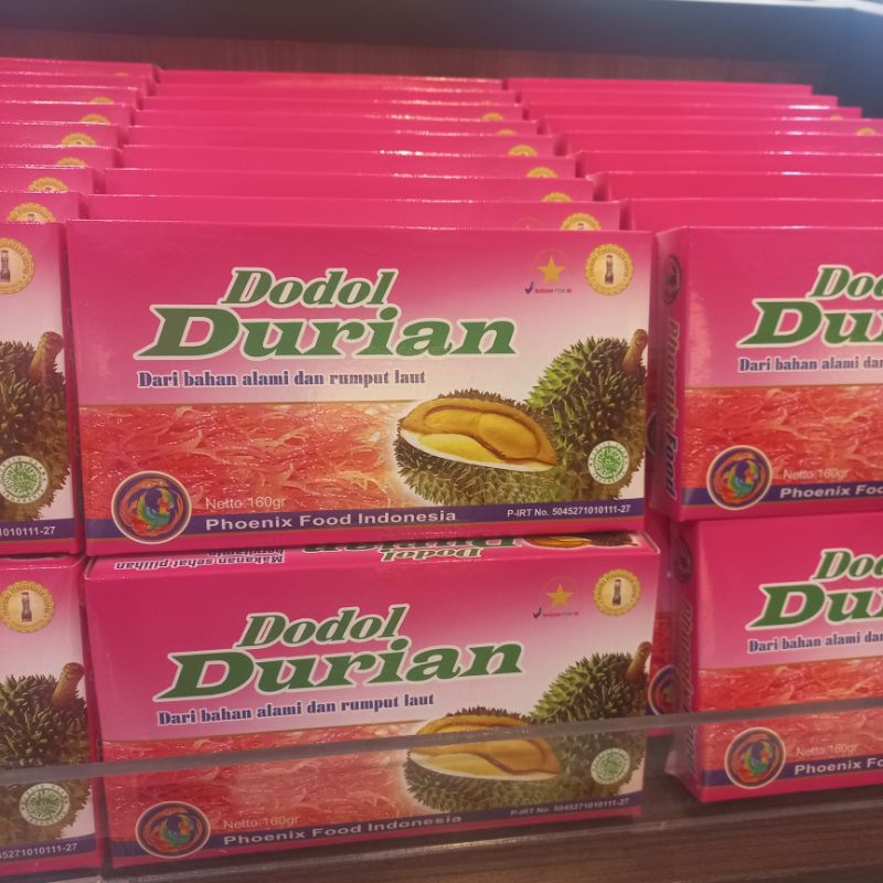 Jual dodol Rumput Laut Durian BOX 160gr | Shopee Indonesia