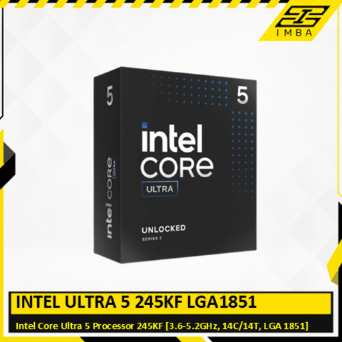Jual Intel Core Ultra 5 Processor 245KF [3.6-5.2GHz, 14C/14T, LGA 1851 ...